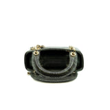 thumbnail mini lady dior in dark green lizard leather ghw