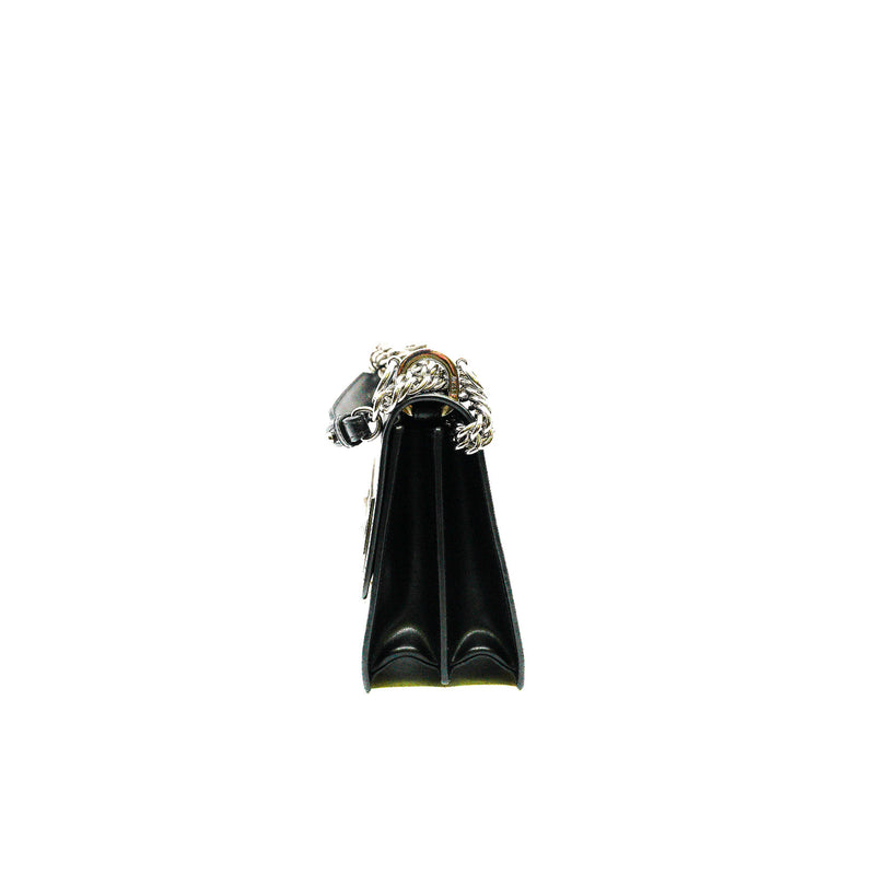 Small Monster Kan I Black Calfskin Shoulder Bag PHW - L'UXE LINK