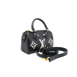 thumbnail nano speedy in Monogram Empreinte Leather black/white ghw