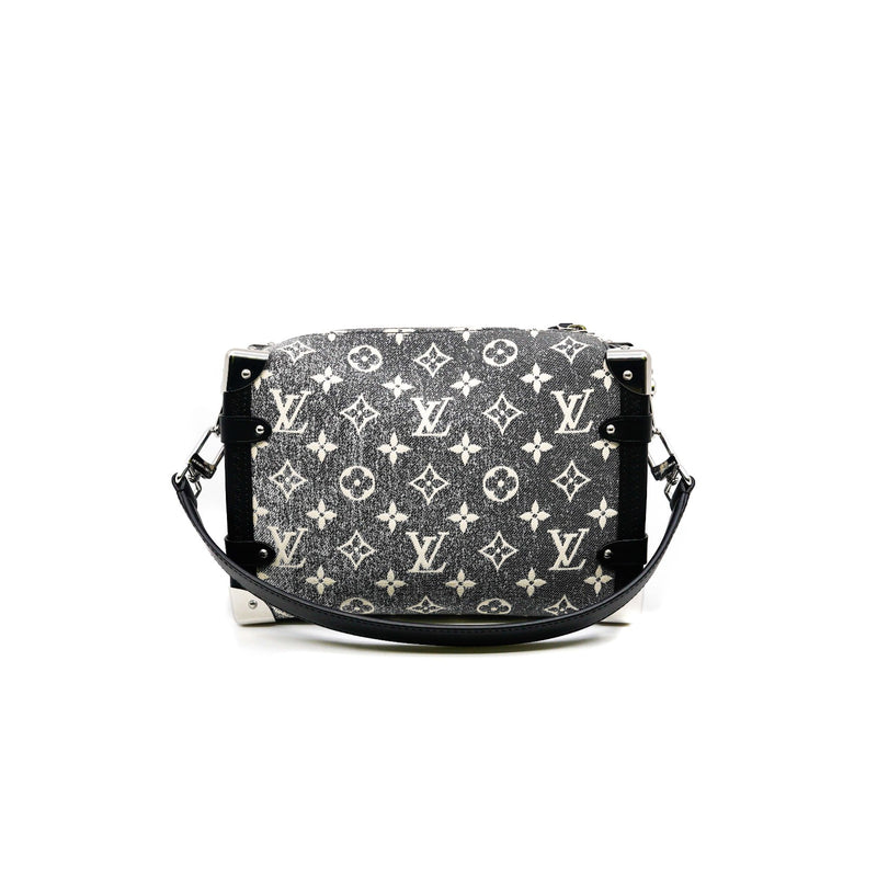 MM side trunk in monogram denim grey phw 2022+