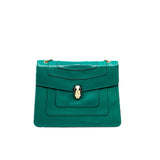 thumbnail large serpenti Forever Flap bag in green ghw