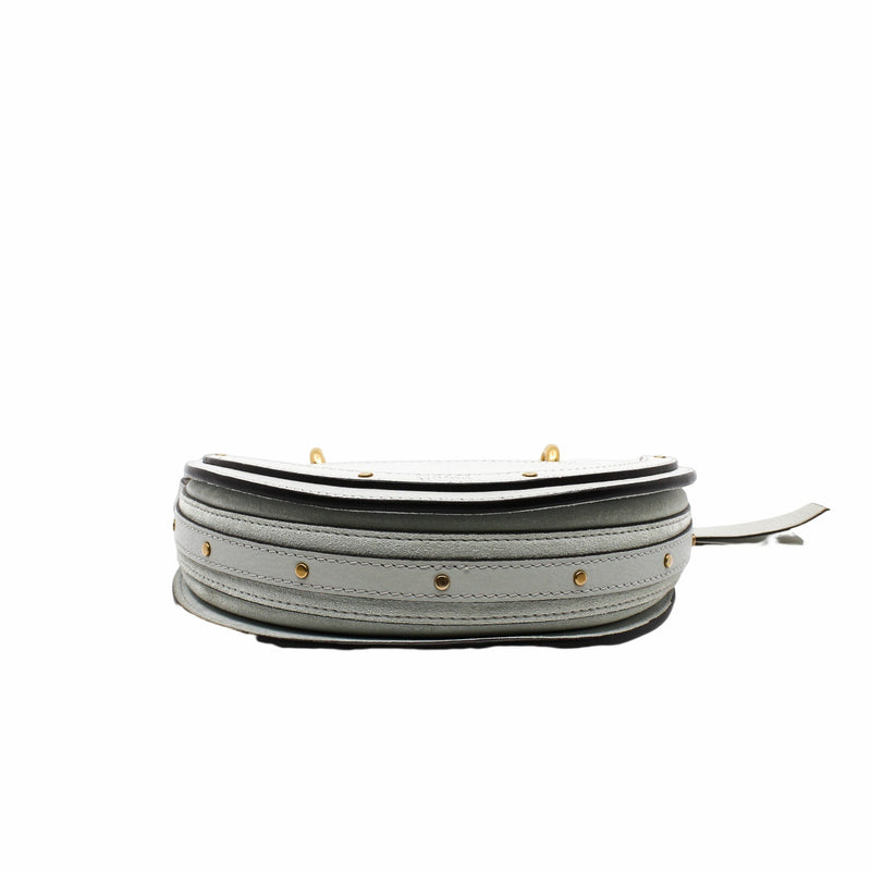 pixie  round bag  light Gray ghw - L'UXE LINK
