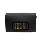 thumbnail crossbody bag black in leather