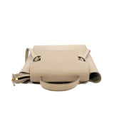 thumbnail nano belt bag in beige calfskin ghw