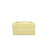 thumbnail Cannage mini my dior in butter yellow lambskin GHW