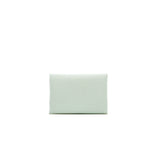 thumbnail Calvi Duo compact verso card holder N3 mint&dark green goat W stamp phw