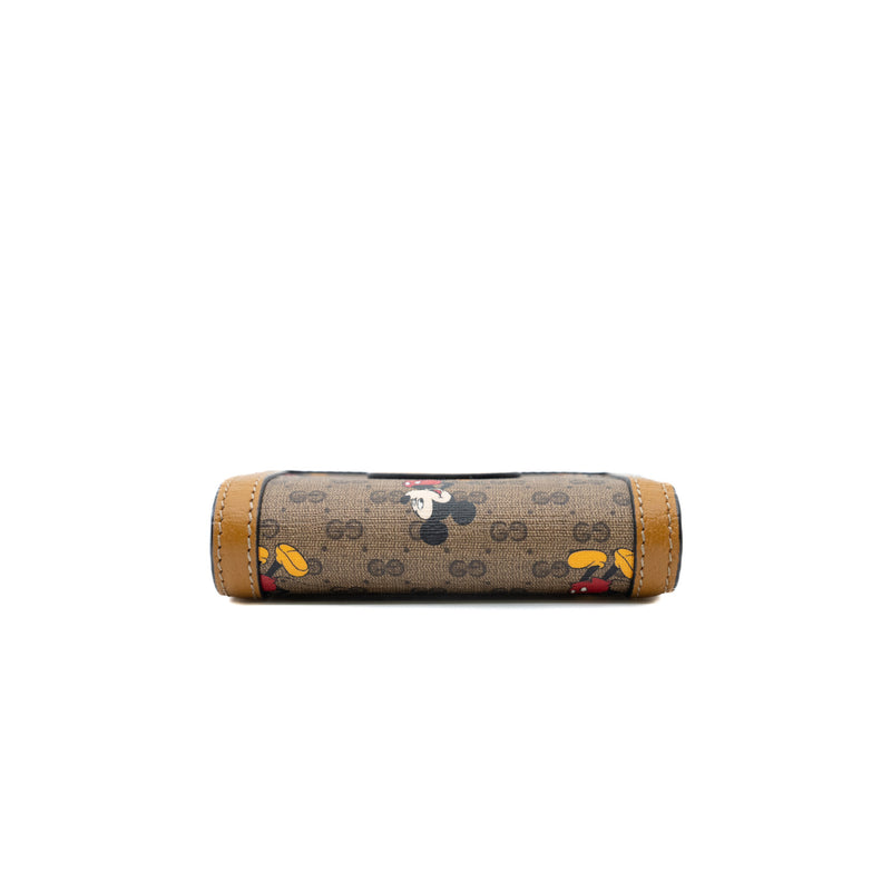 Disney Card Case Wallet In Mini GG Supreme GHW - L'UXE LINK