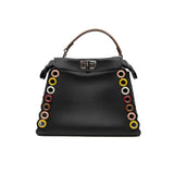 thumbnail mini peekaboo in calfskin black phw
