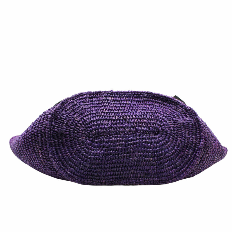 tote woven purple - L'UXE LINK