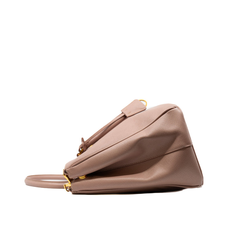Galleria Tote leather beige  ghw