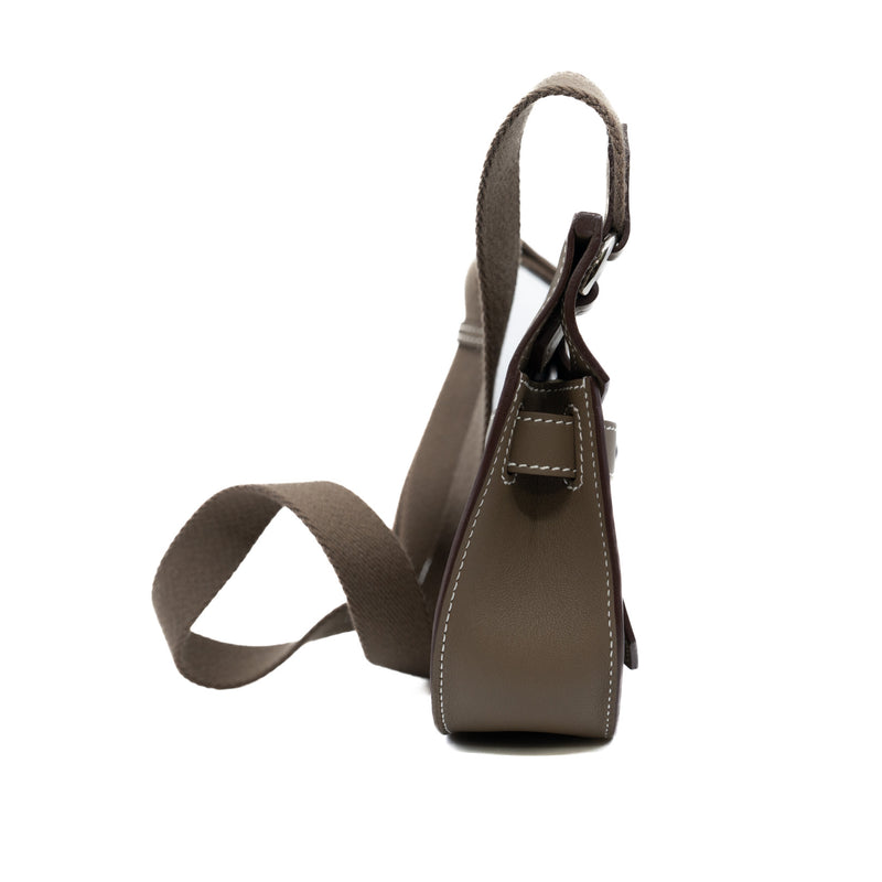 Mini Jypsiere Etoupe Swift Leather PHW Stamp B - L'UXE LINK