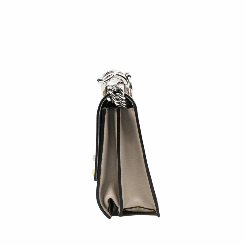 Kan I Shoulder Bag Small Calfskin grey - L'UXE LINK