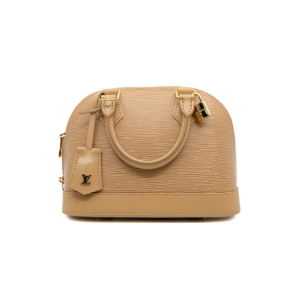 Alma BB in EPI leather beige ghw 2023
