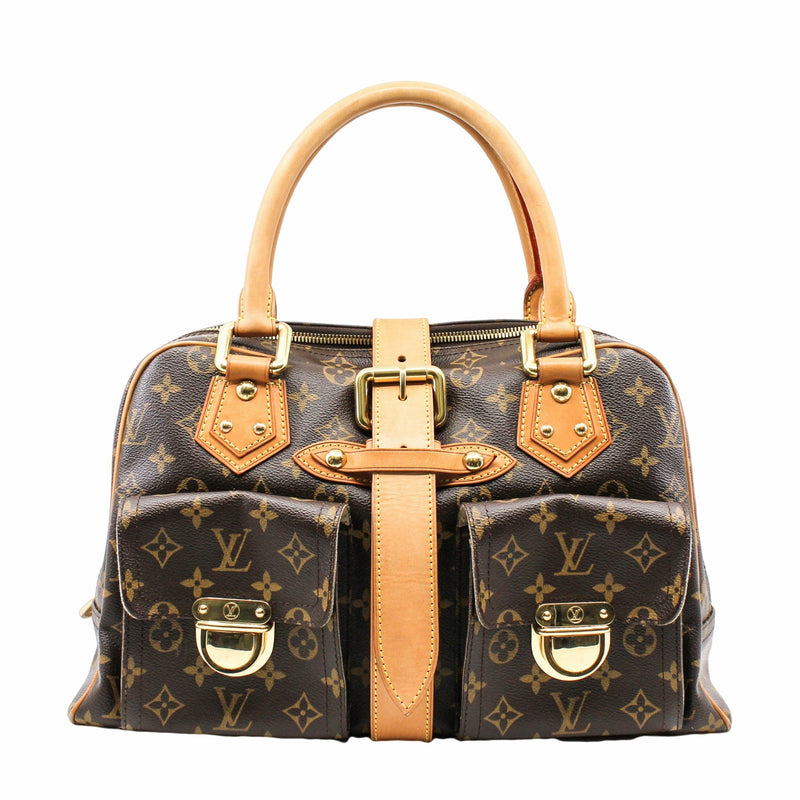 MANHATTAN tote zippy monogram ghw - L'UXE LINK
