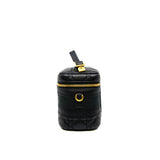 thumbnail small diortravel vanity in black lambskin ghw