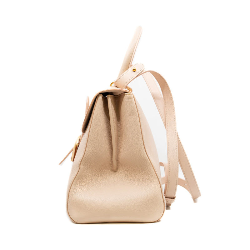 Brillant MM Calfskin Leather In Beige Pink RGHW With Strap
