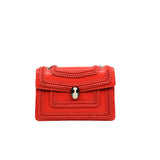 thumbnail medium serpenti handbag in red calfskin phw