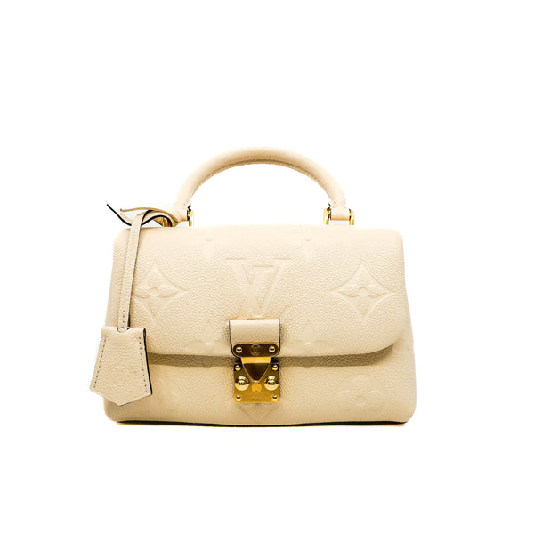 Madeleine BB in Monogram Empreinte Leather white ghw