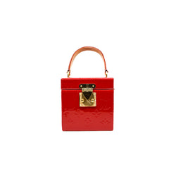 box patent red monogram rrp4000+