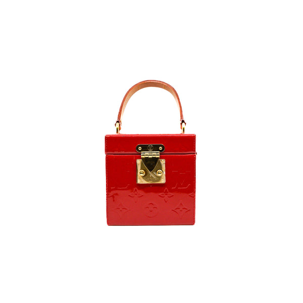 box patent red monogram rrp4000+