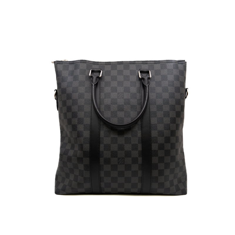 Graphite Anton tote bag in Damier Graphite coated canvas phw - L'UXE LINK