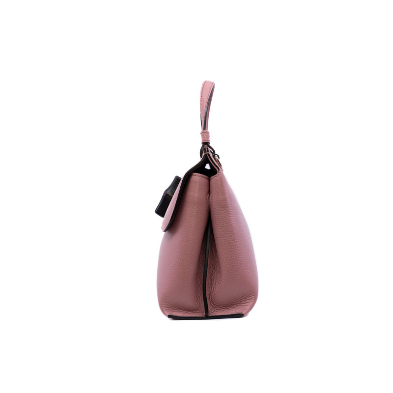 pink tote with handle bag - L'UXE LINK