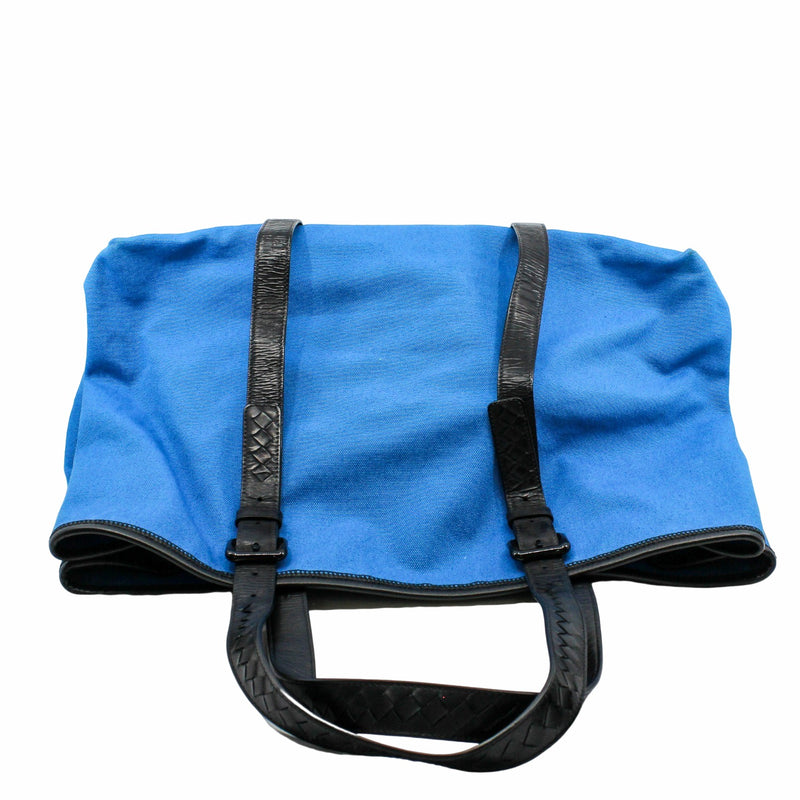 tote  bag large fabric blue - L'UXE LINK