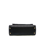 thumbnail medium coco handle with pink lizard handle in cavair black ghw seri 26