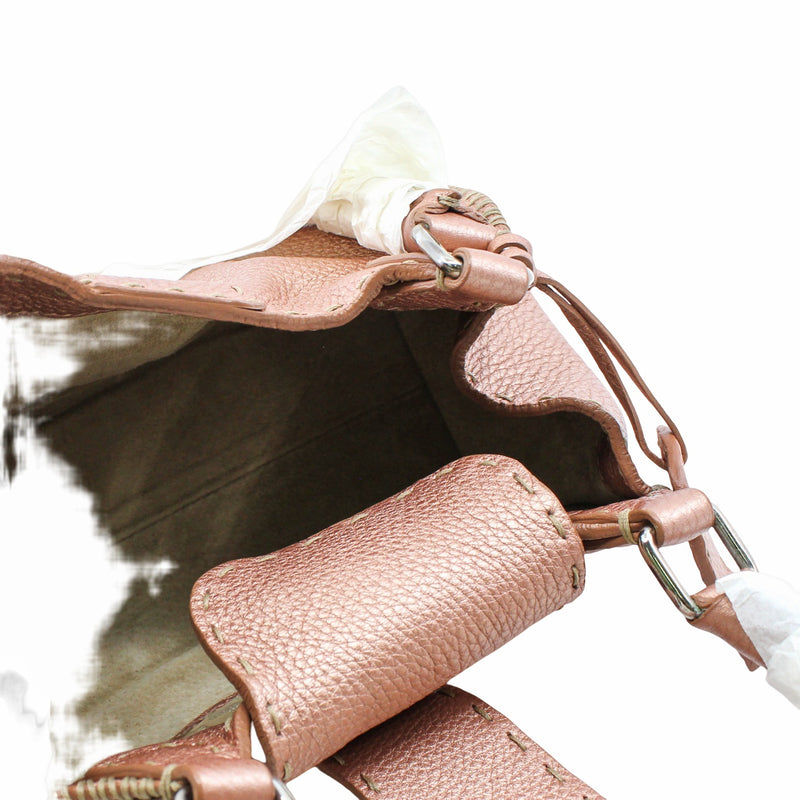 tote small calf skin  pink phw - L'UXE LINK