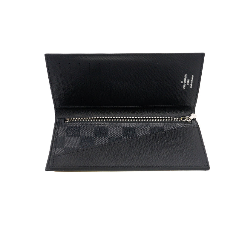 long wallet black/grey damier graphite