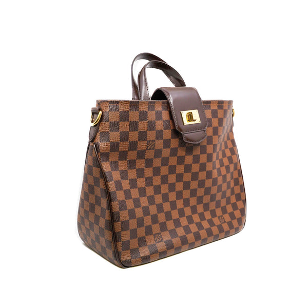 canvas cabas tote bag in monogram GHW
