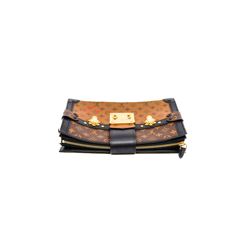 trunk cluth in monogram canvas ghw 2022+