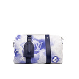 thumbnail City Keepall Monogram Watercolor Blue Canvas Phw 2021 with Strap