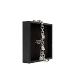 thumbnail diamond signature iconic bag charm link bracelet in 18k wg