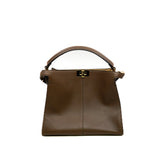 thumbnail medium peekaboo brown calfskin with strap ghw