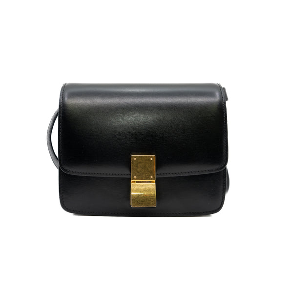 small box in black leather ghw