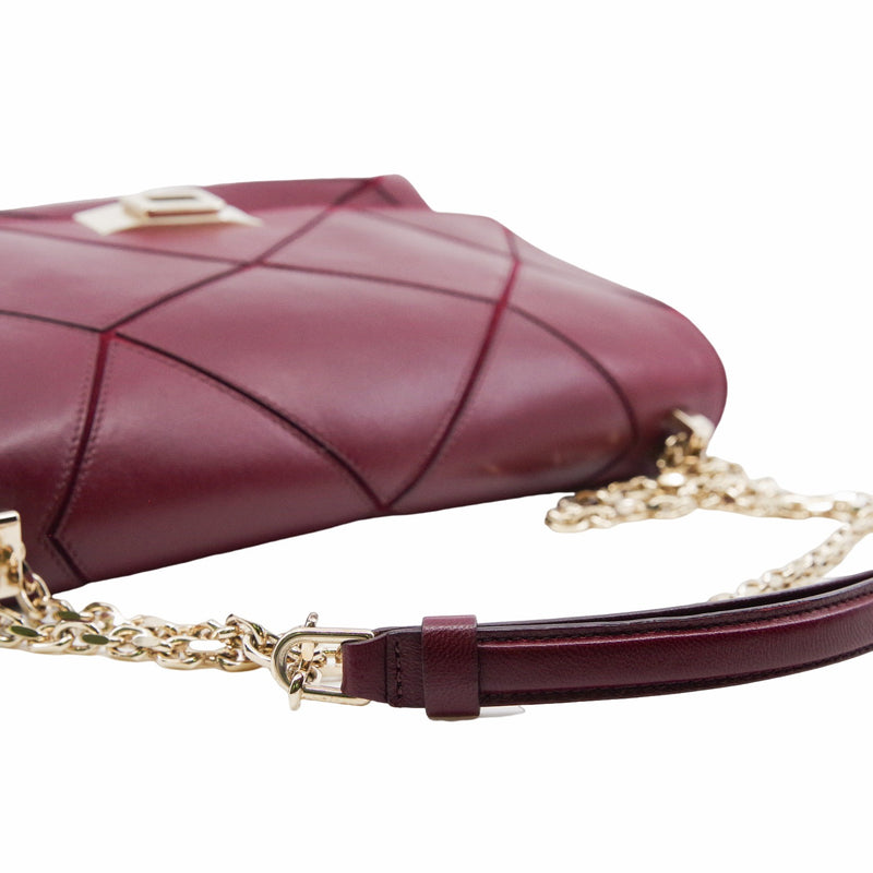 Flap Bag  MM Wine Red - L'UXE LINK