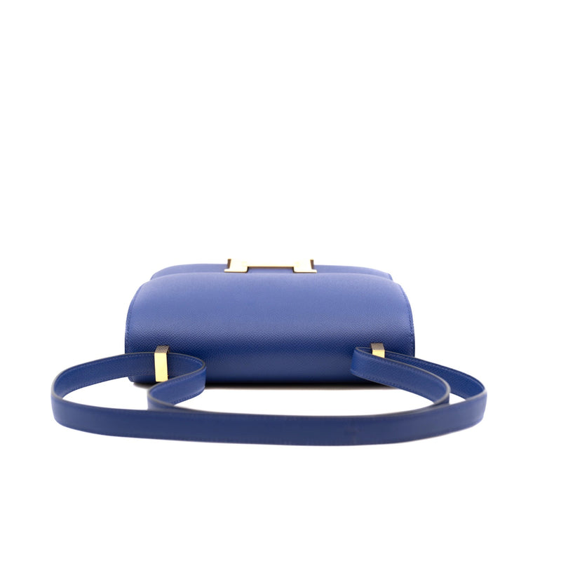 Constance 24 In Epsom Leather 7T Bleu Electrique GHW A Stamp - L'UXE LINK