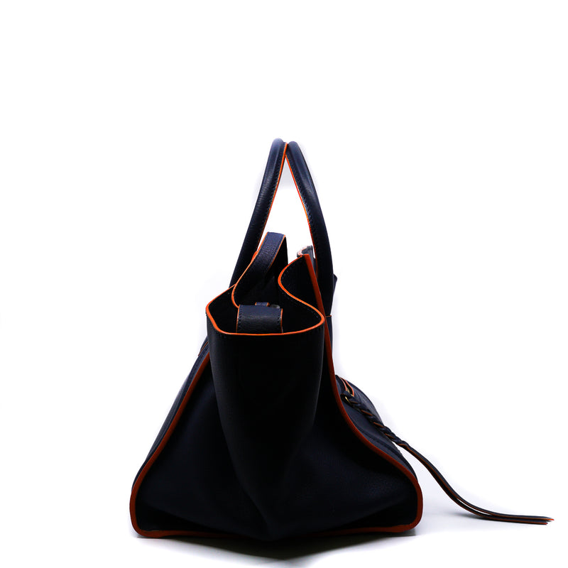 luggage mm in navy/red - L'UXE LINK