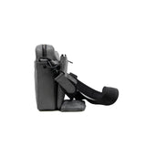 thumbnail Trio messenger in grey monogram shadow calfskin black hw