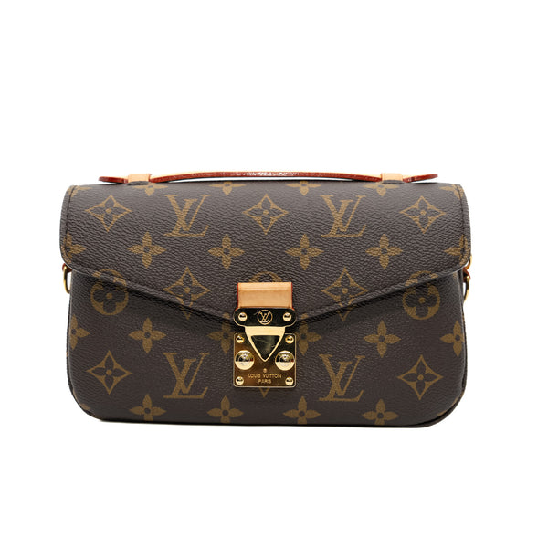 Pochette Métis East West in Monogram GHW