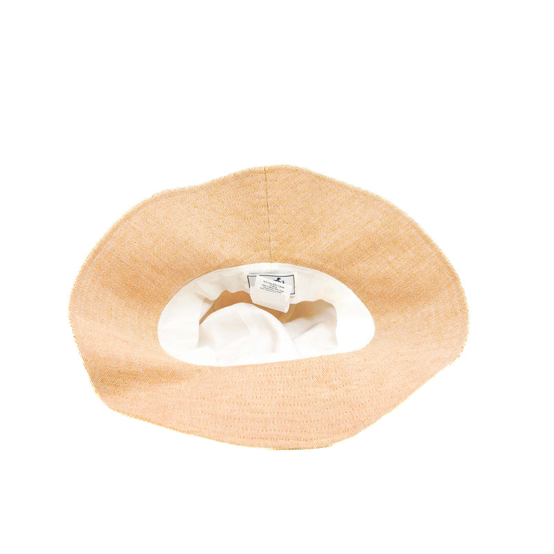 Linen Colette Hat Jaune Itauba Size 56 - L'UXE LINK