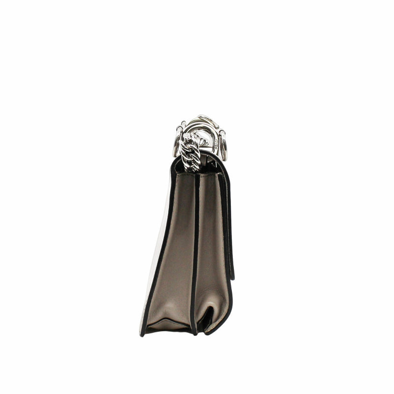 Kan I Shoulder Bag Small Calfskin grey - L'UXE LINK
