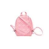 thumbnail dior bear Cannage mini backpack in pink PHW