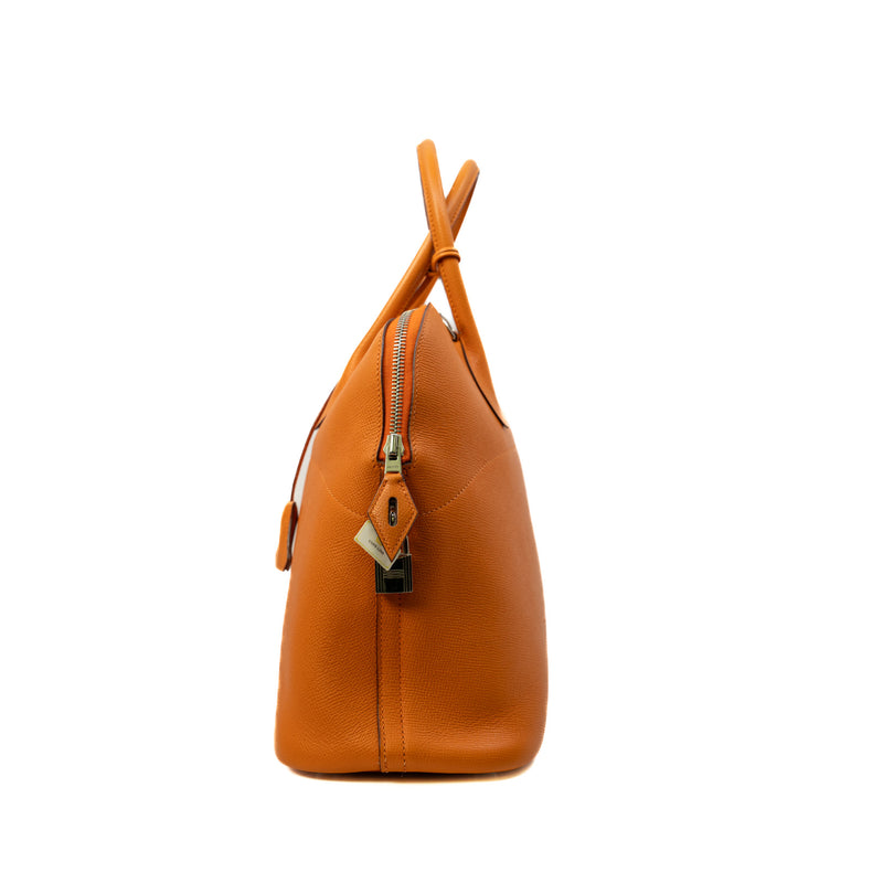 Bolide 35 Bag In Epsom Leather Orange PHW Square K Stamp - L'UXE LINK