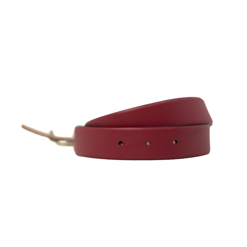 V Logo Moon Pink/Beige Reversible Leather Belt GHW - L'UXE LINK