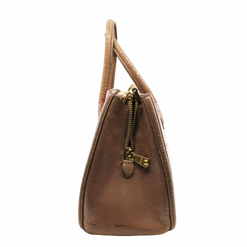 tote bag pink mix brown ghw - L'UXE LINK