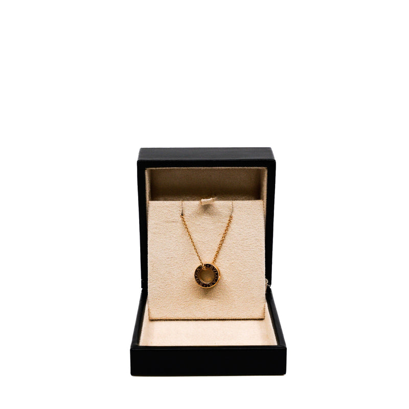 b zero white yg necklace - L'UXE LINK