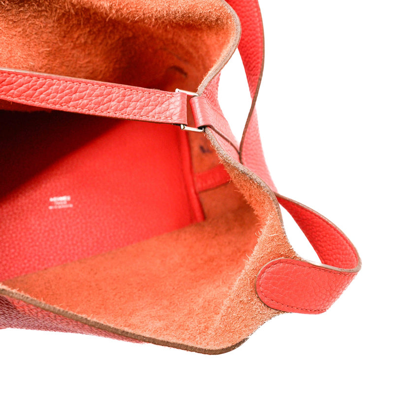 picotin 22cm in tc leather T5 Rose Jaipur  phw R stamp