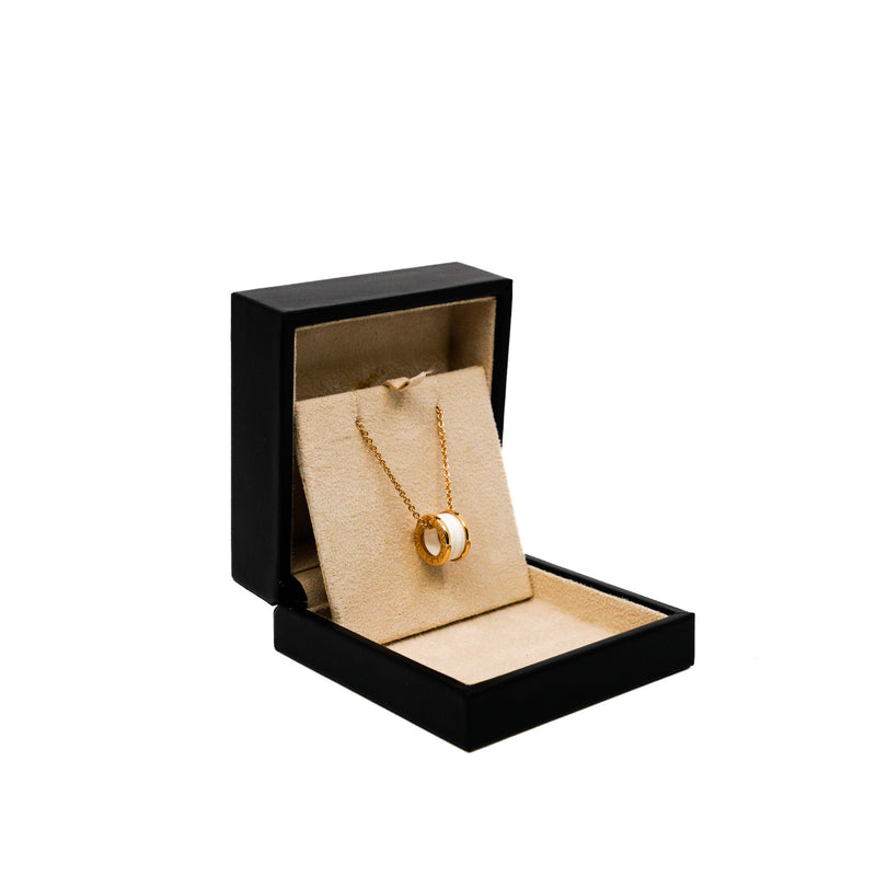 b zero white yg necklace - L'UXE LINK